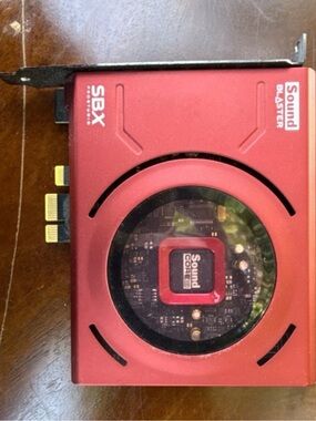 Creative Sound Blaster SBX Sound Core3D PCIe Audio Card - Red